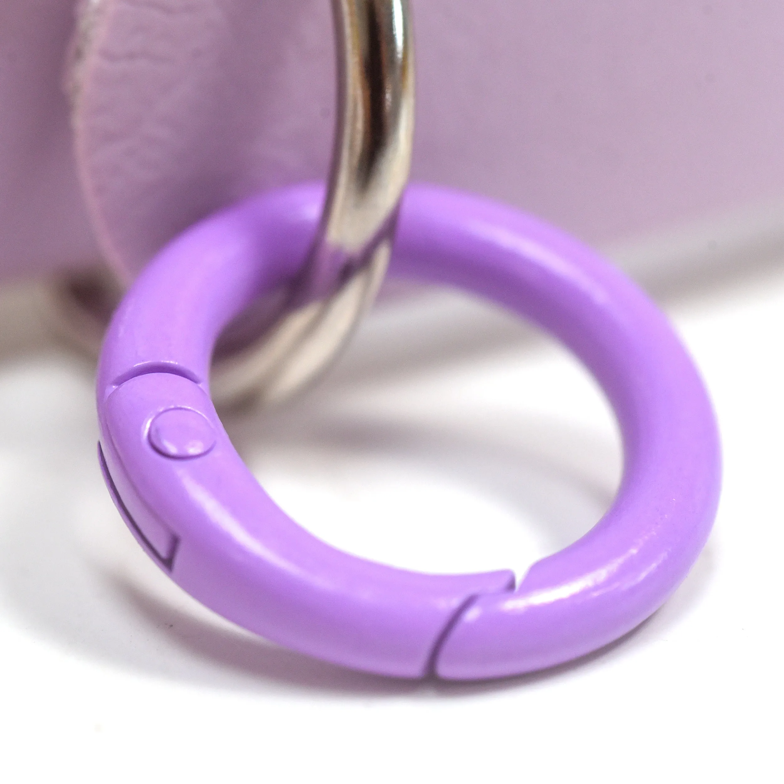 Pet Tag Round Collar Clip