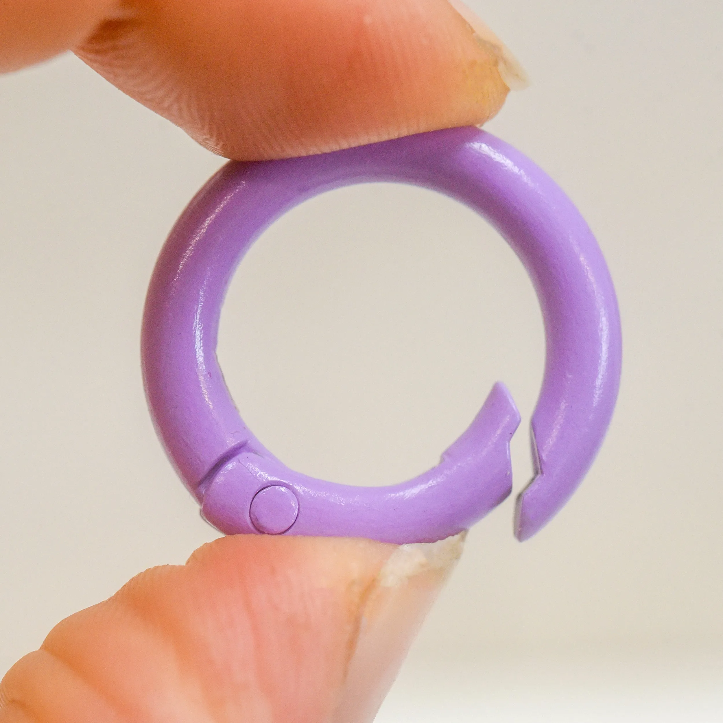 Pet Tag Round Collar Clip