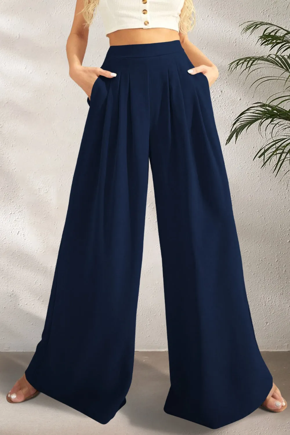 Pocketed  Wide Leg | Multiple Color Options | Rubies   Lace