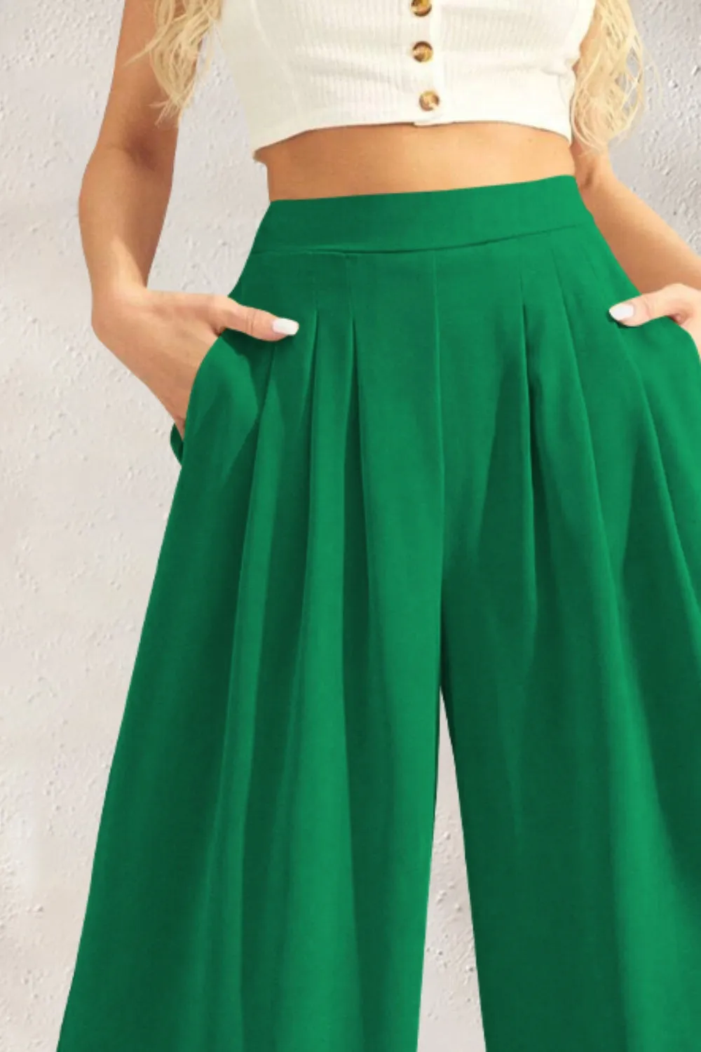 Pocketed  Wide Leg | Multiple Color Options | Rubies   Lace