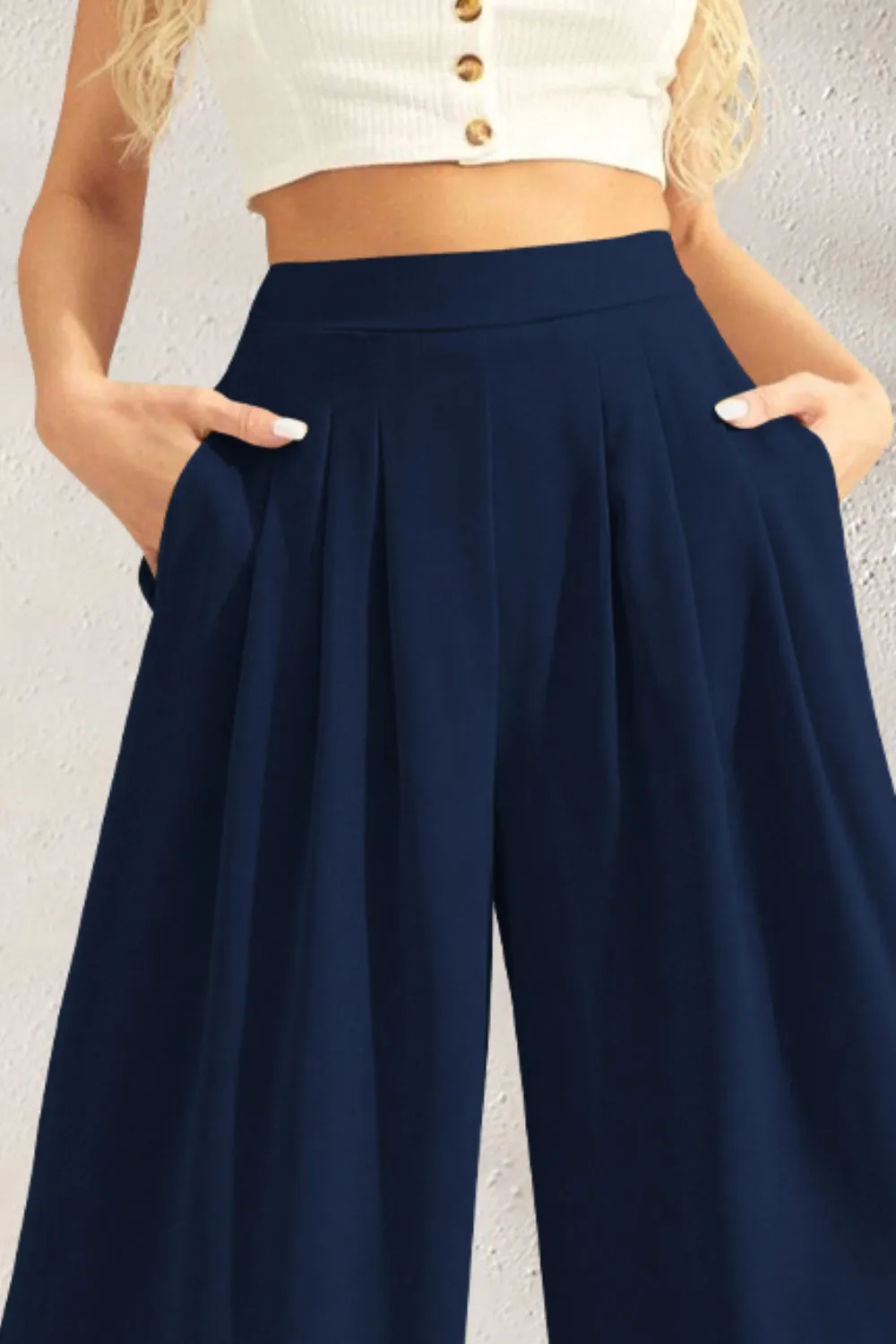 Pocketed  Wide Leg | Multiple Color Options | Rubies   Lace