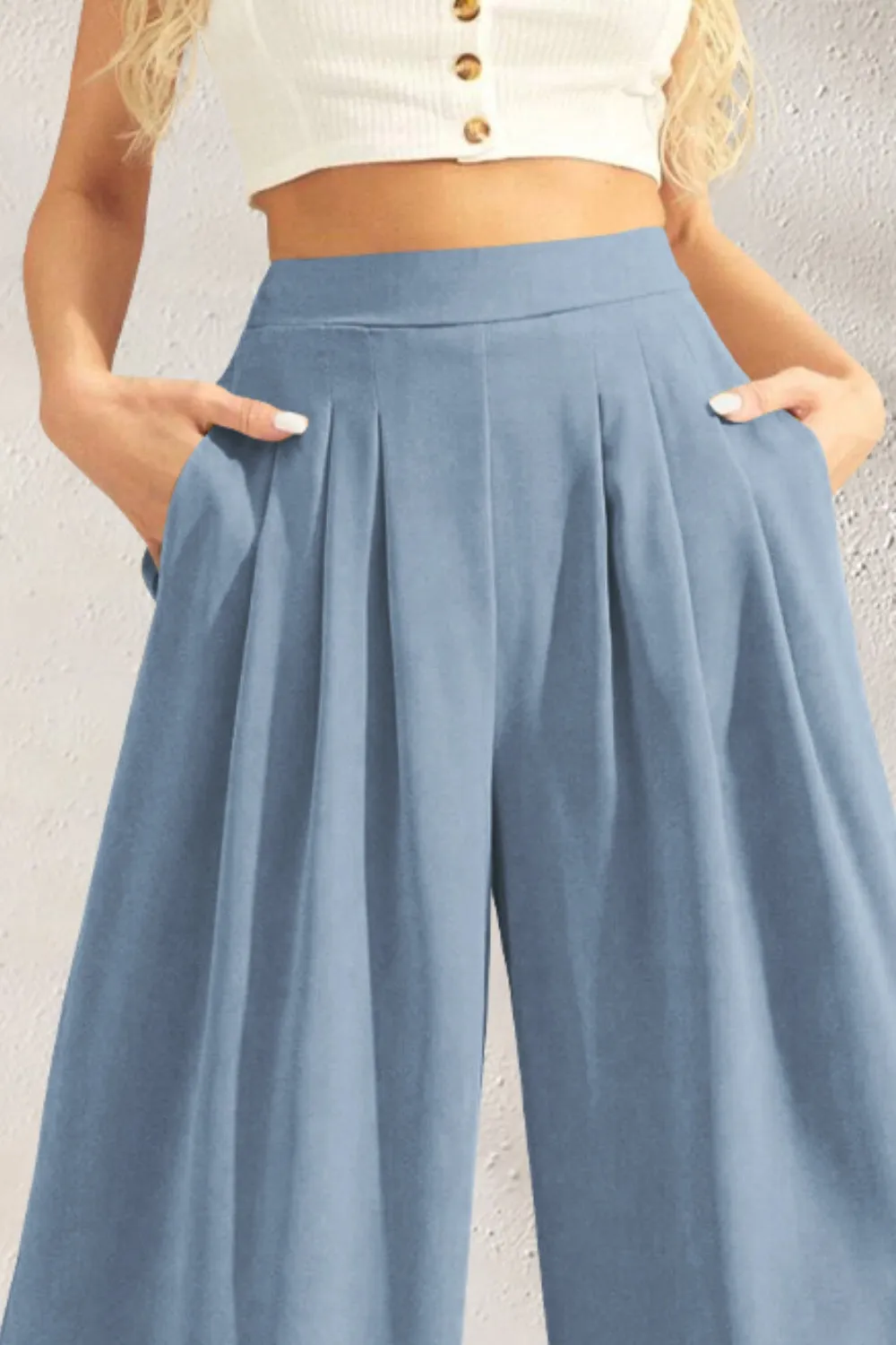Pocketed  Wide Leg | Multiple Color Options | Rubies   Lace