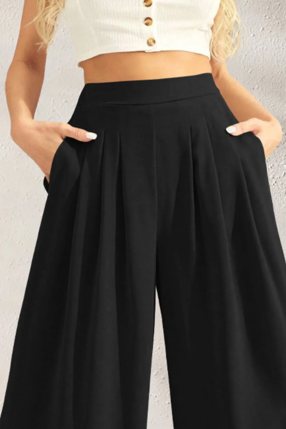 Pocketed  Wide Leg | Multiple Color Options | Rubies   Lace