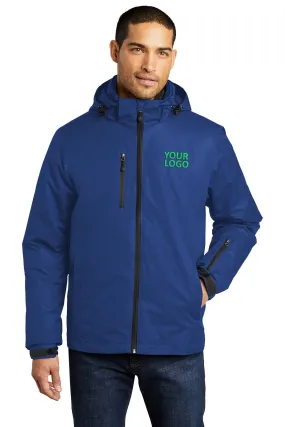 Port Authority Vortex Customized Waterproof 3-in-1 Jackets, Night Sky Blue/ Black