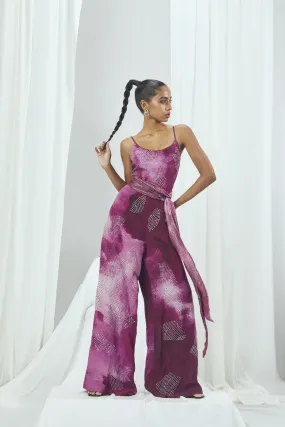 Printed Embellished Jumpsuit