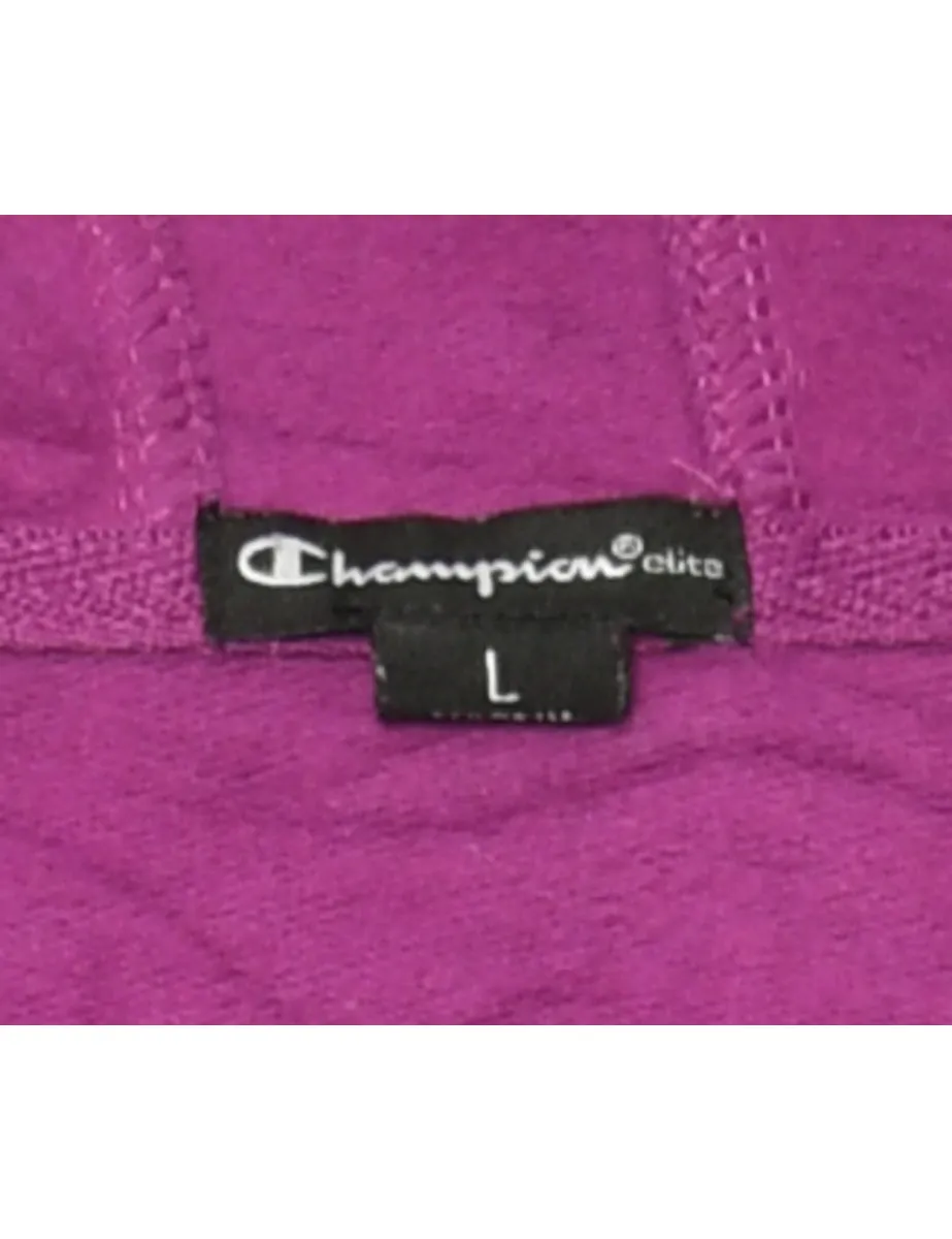 Purple Champion Hooded Track Top - L