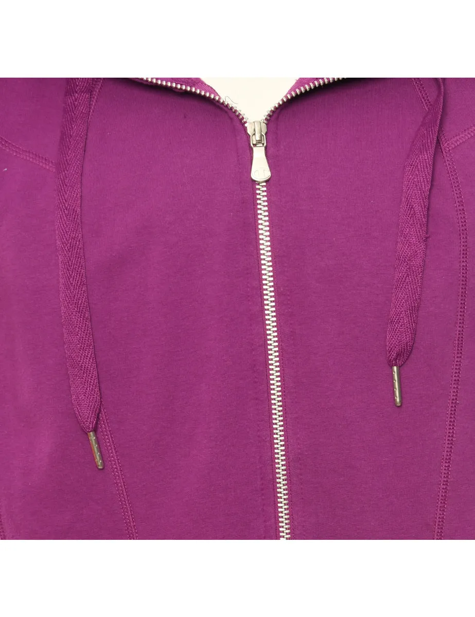 Purple Champion Hooded Track Top - L