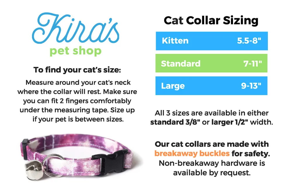 Rainbow Mane Cat Collar