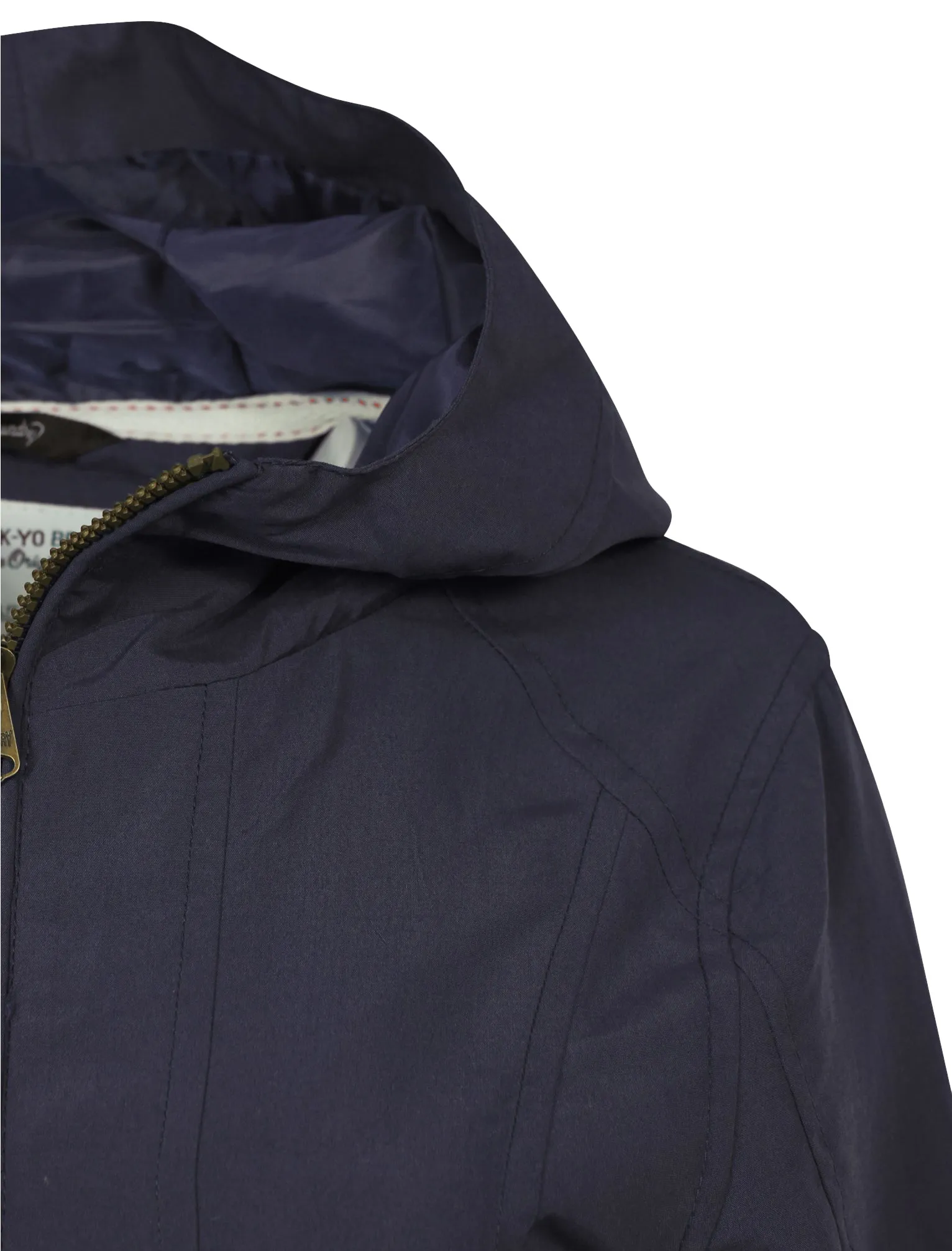 Raquel Parka Jacket in Eclipse Blue - Tokyo Laundry
