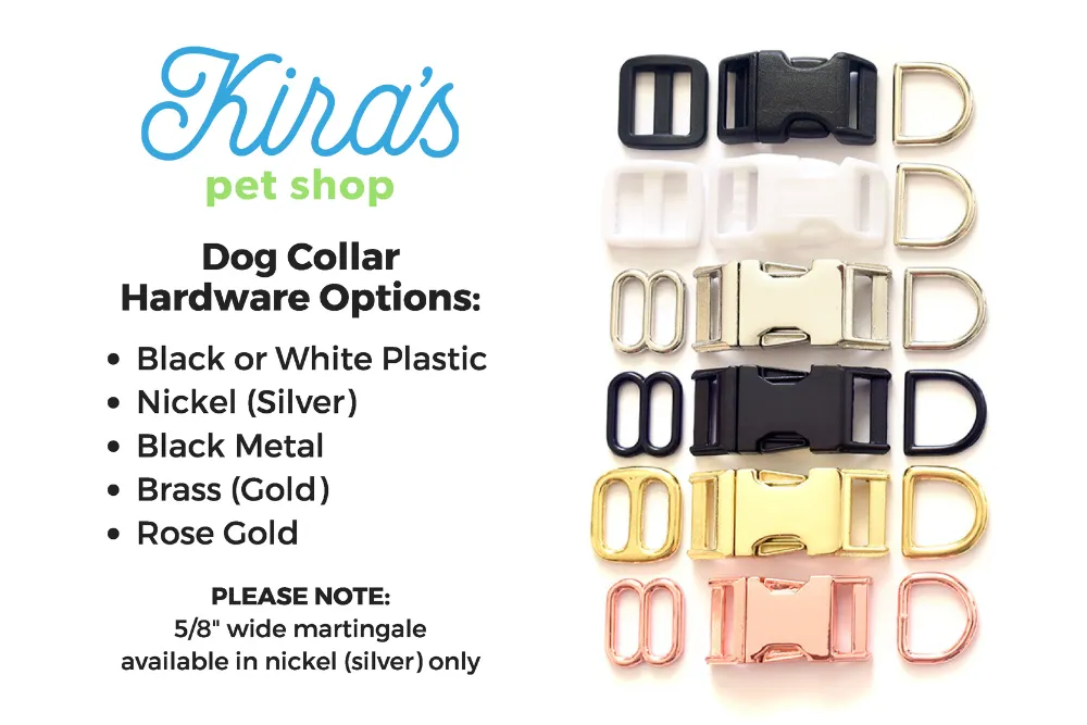Red Nordic Winter Dog Collar