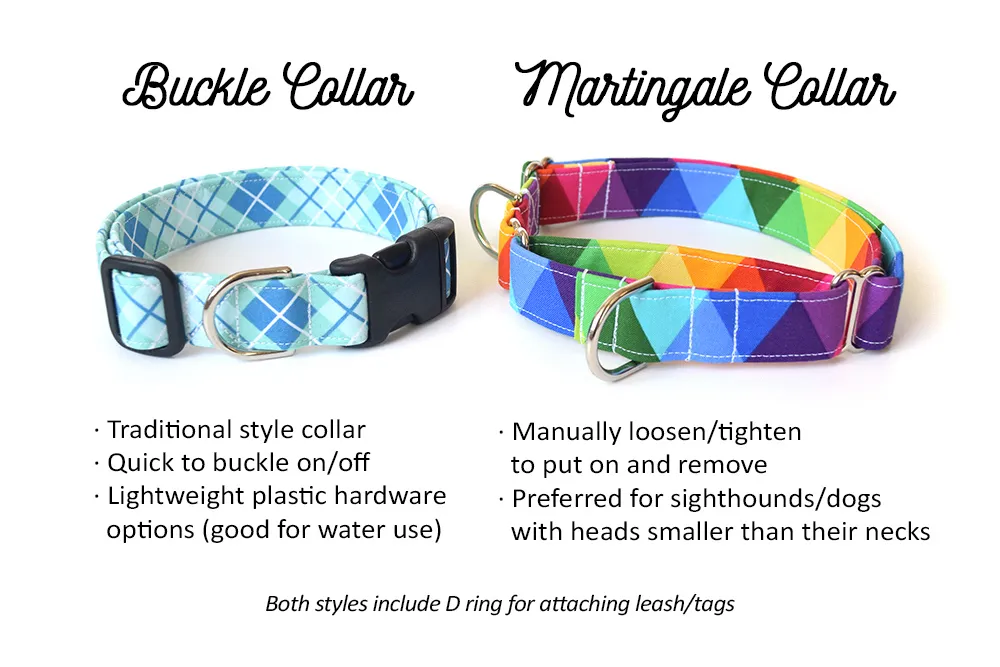 Red Nordic Winter Dog Collar