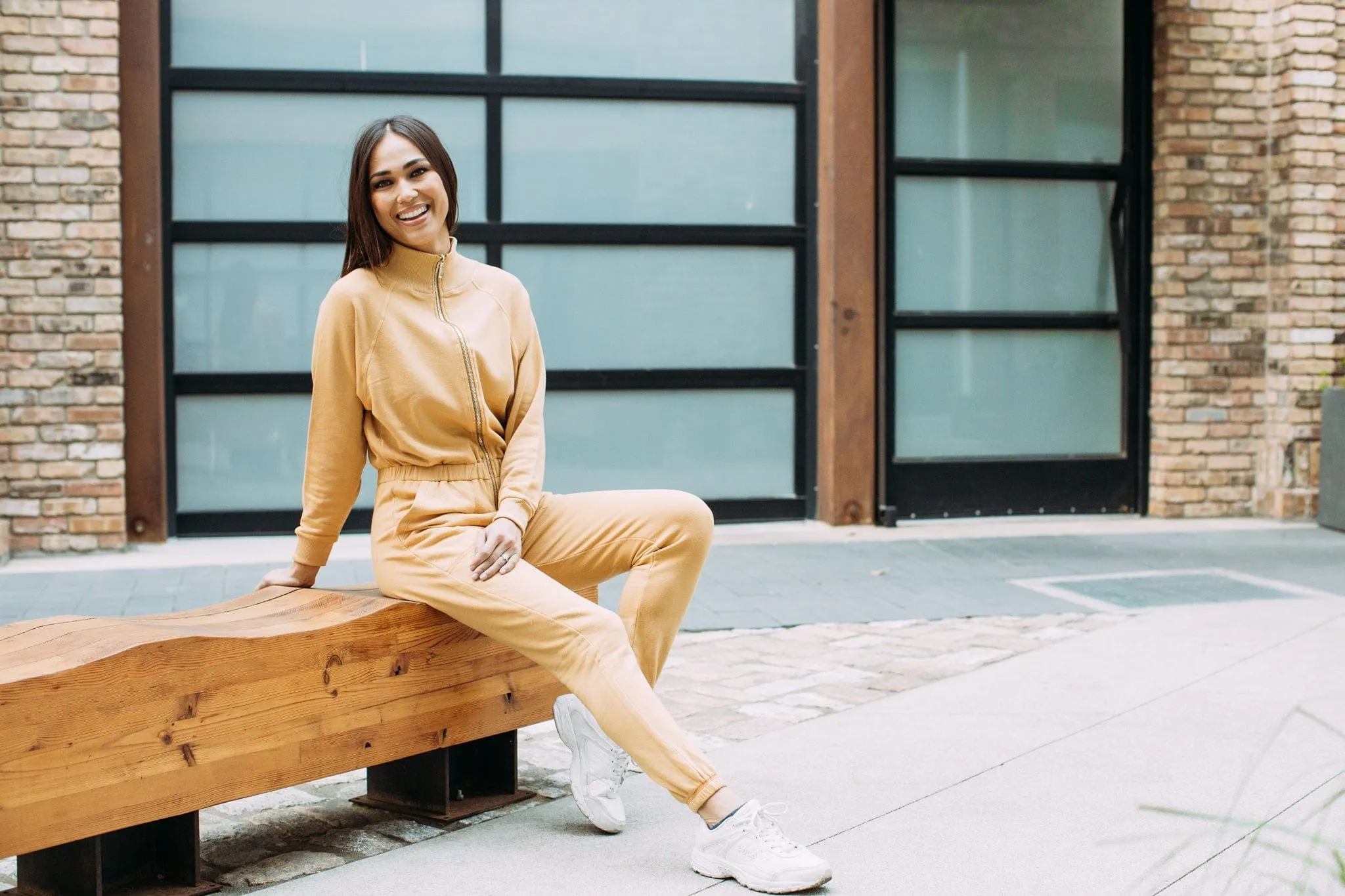 Restore Soft Terry Jumpsuit - Harvest Gold
