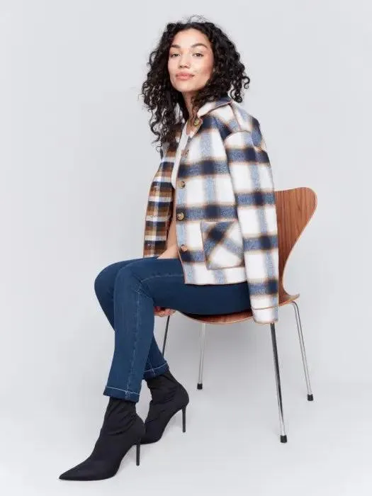 Reversible Plaid Jacket