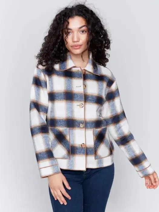 Reversible Plaid Jacket