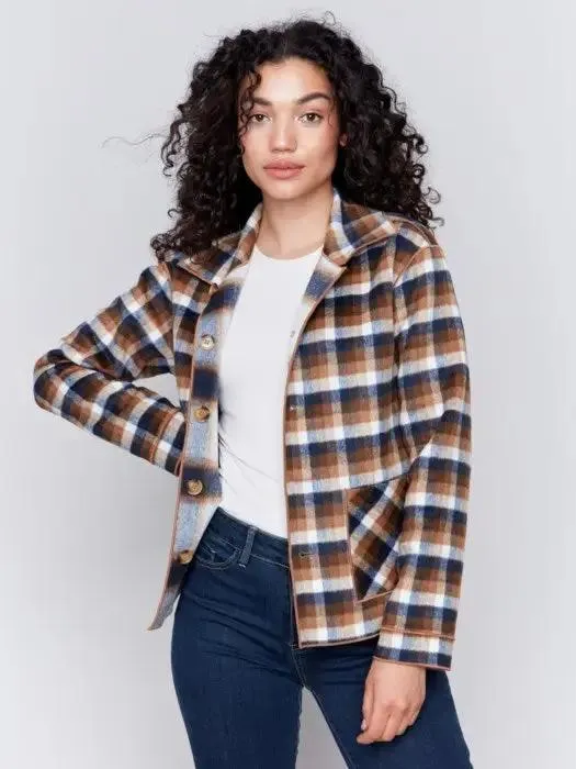 Reversible Plaid Jacket