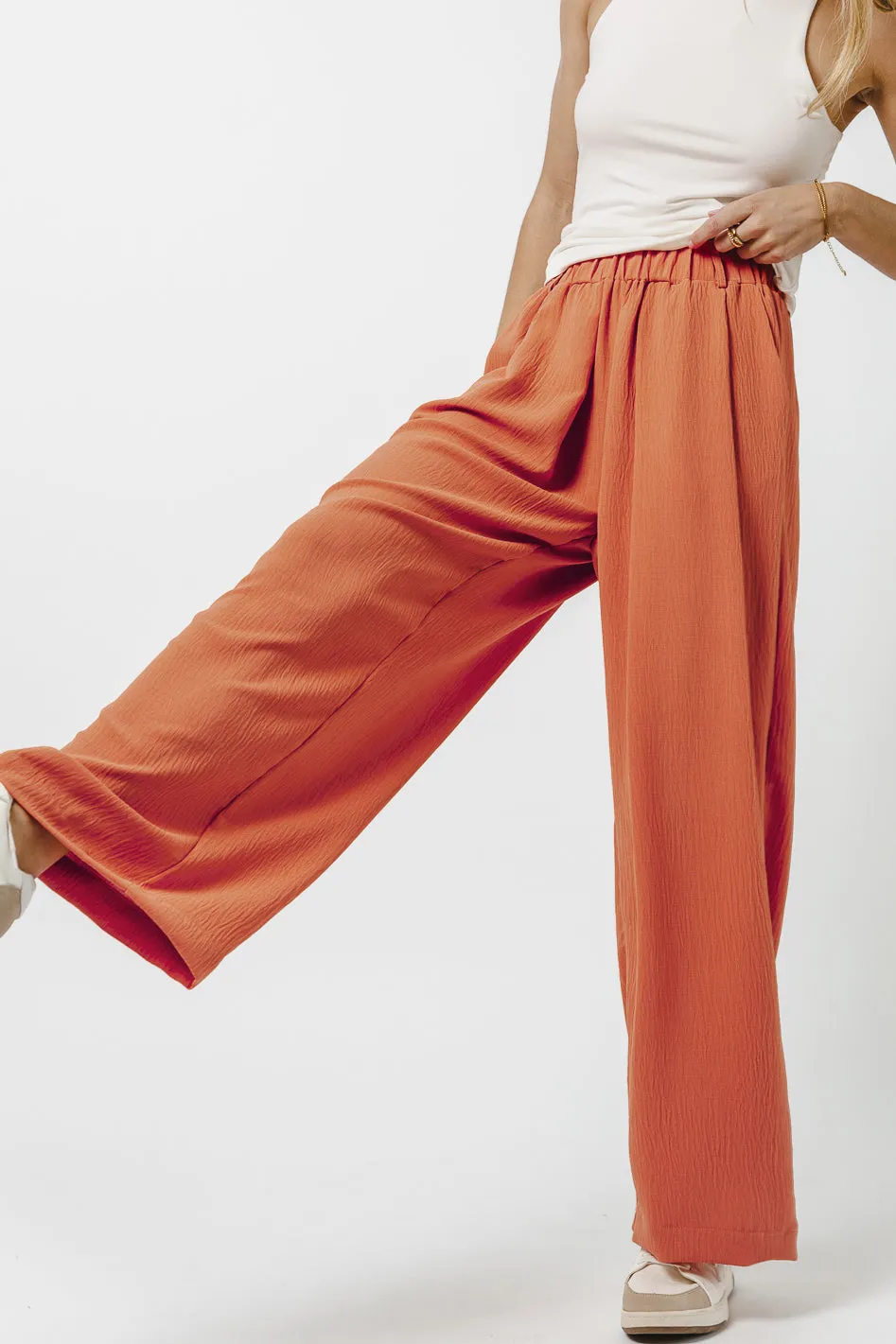 Reyna Pants in Coral - FINAL SALE