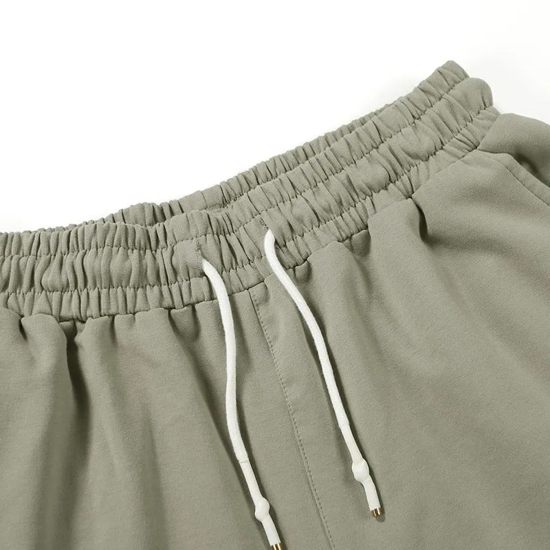 Safari Style Color Block Print Pocket Casual Shorts