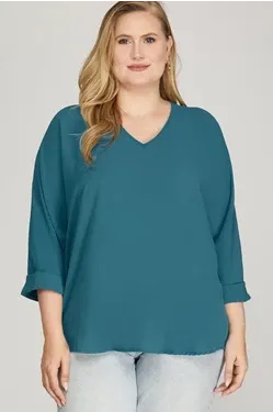 Sawyer 3/4 Sleeve Top PLUS T