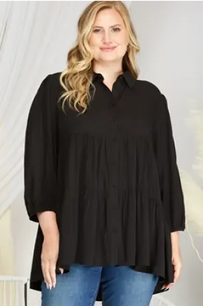 Sawyer 3/4 Sleeve Top PLUS T