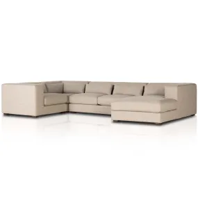 Sena 4 Piece RAF Sectional, Alcala Wheat