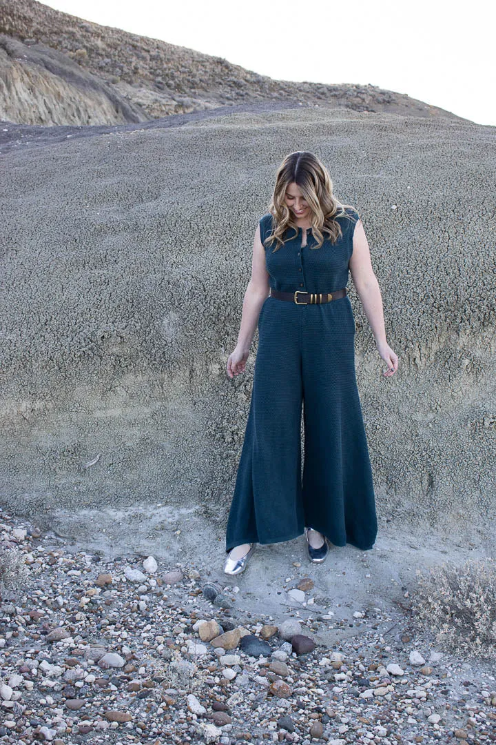 Siobhan Solid Sweater Jumpsuit