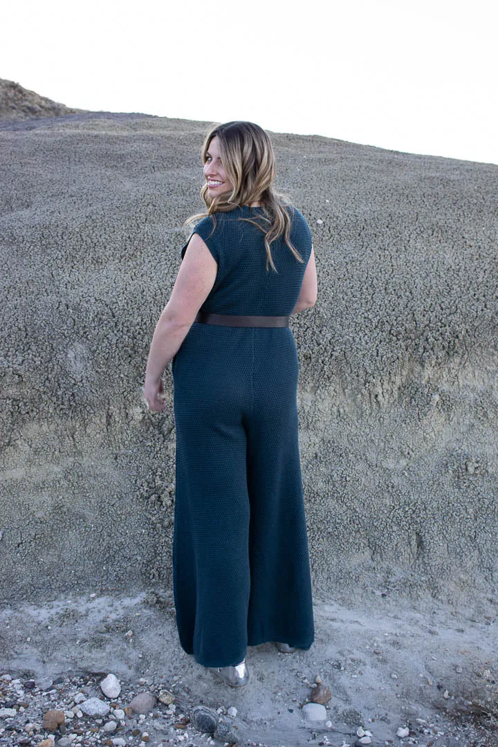 Siobhan Solid Sweater Jumpsuit
