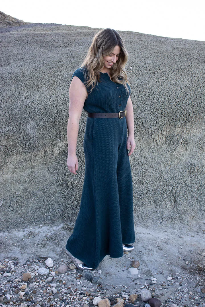 Siobhan Solid Sweater Jumpsuit
