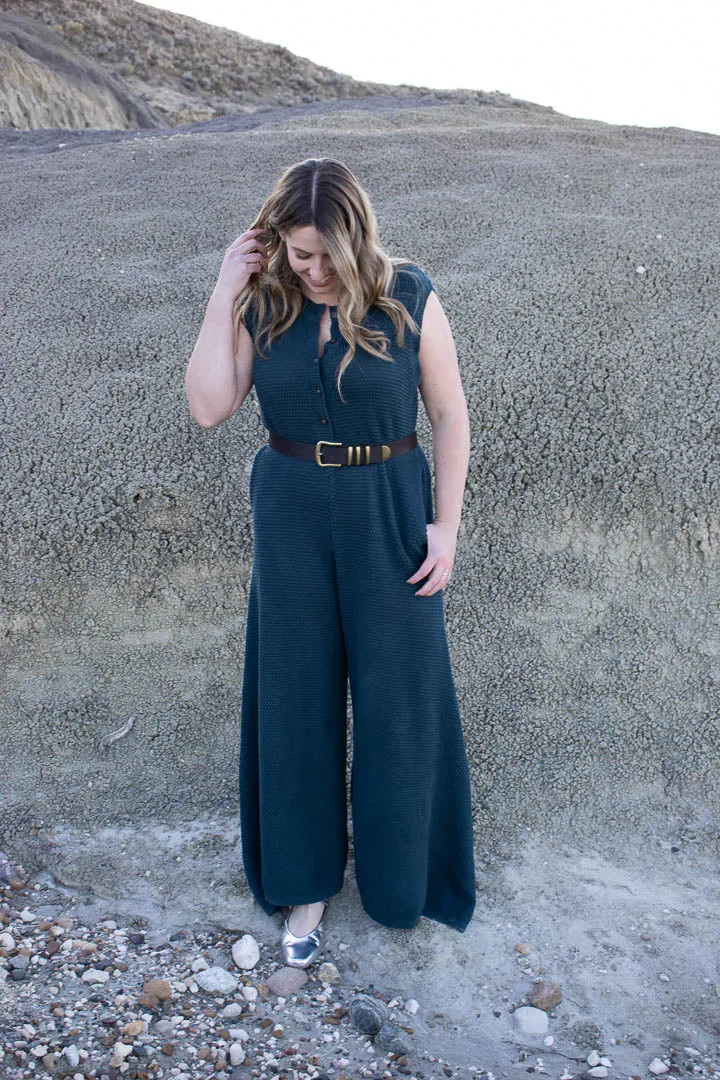 Siobhan Solid Sweater Jumpsuit