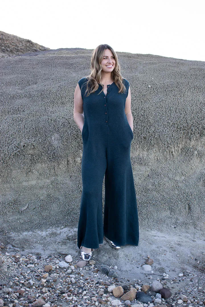 Siobhan Solid Sweater Jumpsuit
