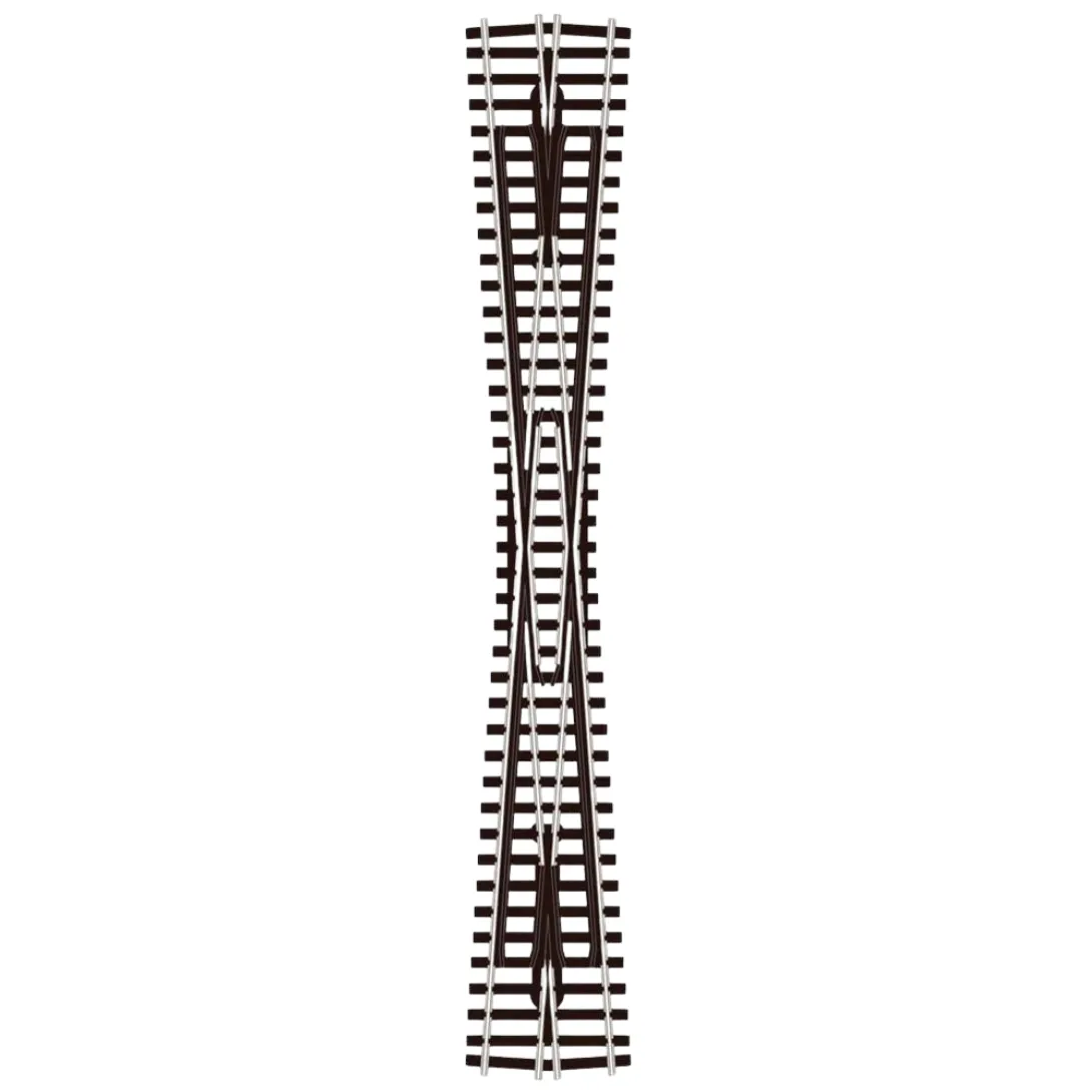 SL-394 - Long Crossing Point (8 Degree Angle) - N Gauge - PECO STREAMLINE N CODE 80