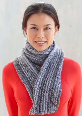Slate Grey Scarf Pattern (Crochet)