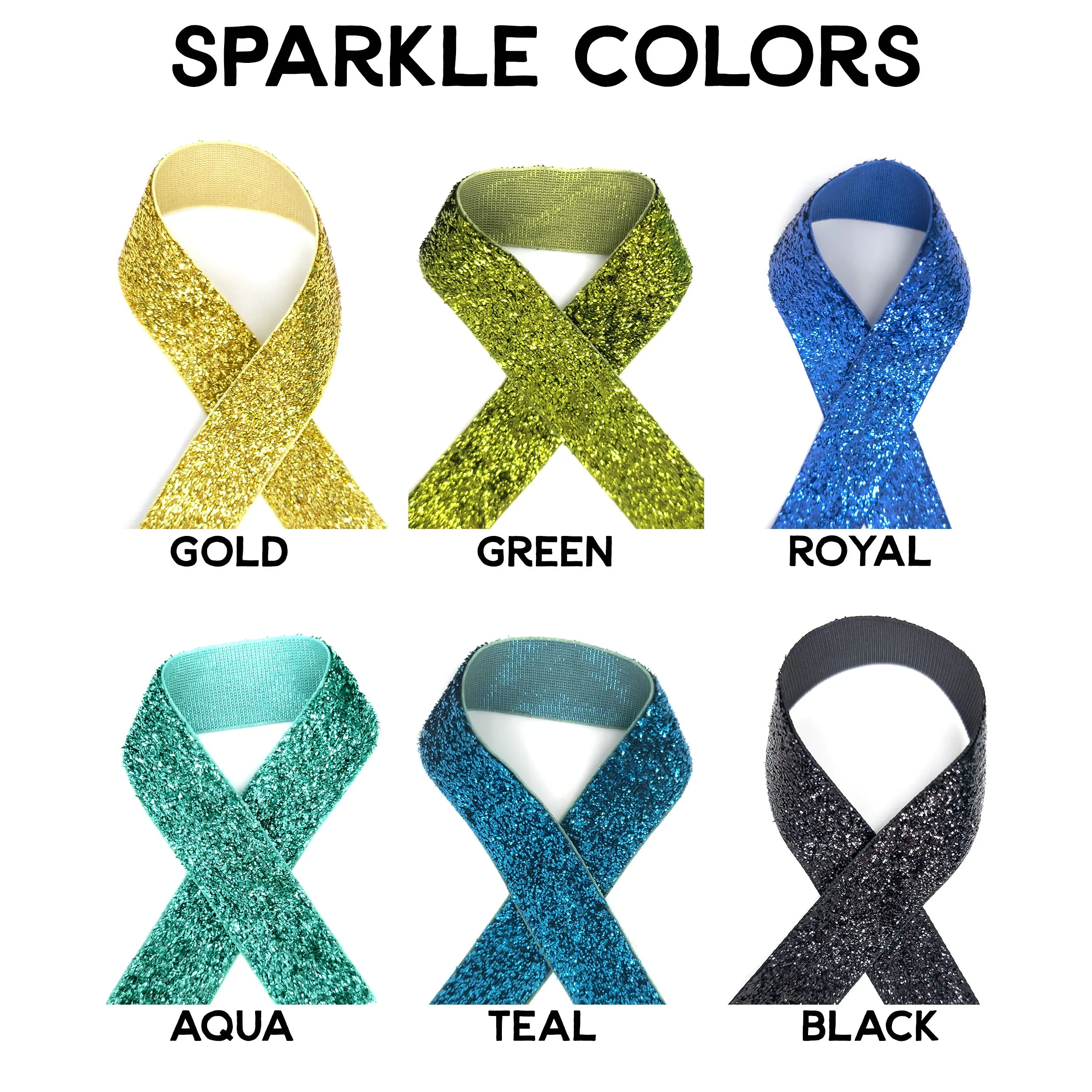 Sparkle & Bling Adjustable Buckle Dog Collar - 1" wide
