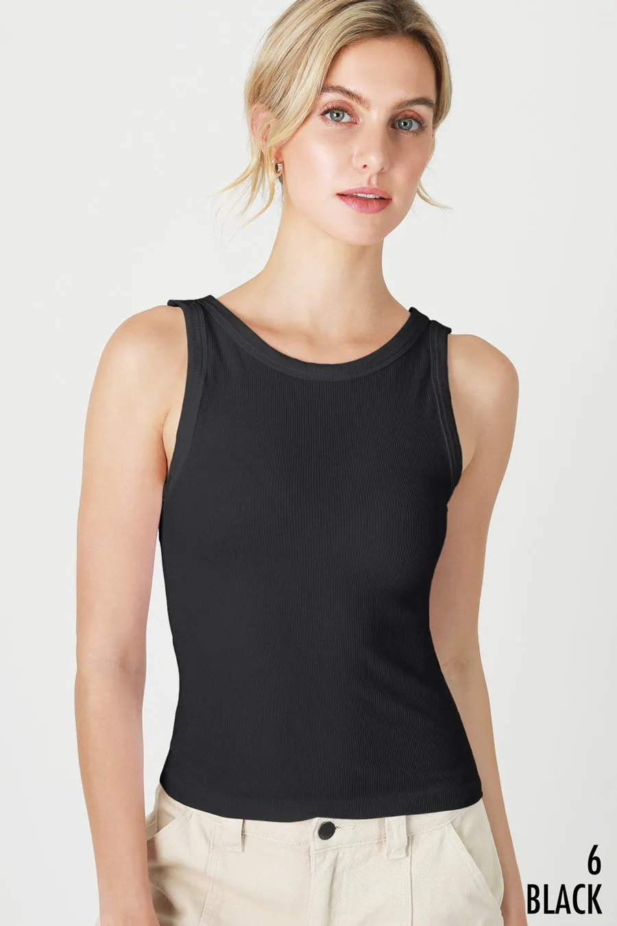 Styling Seamless Reversible Ribbed Tank (15 Options)
