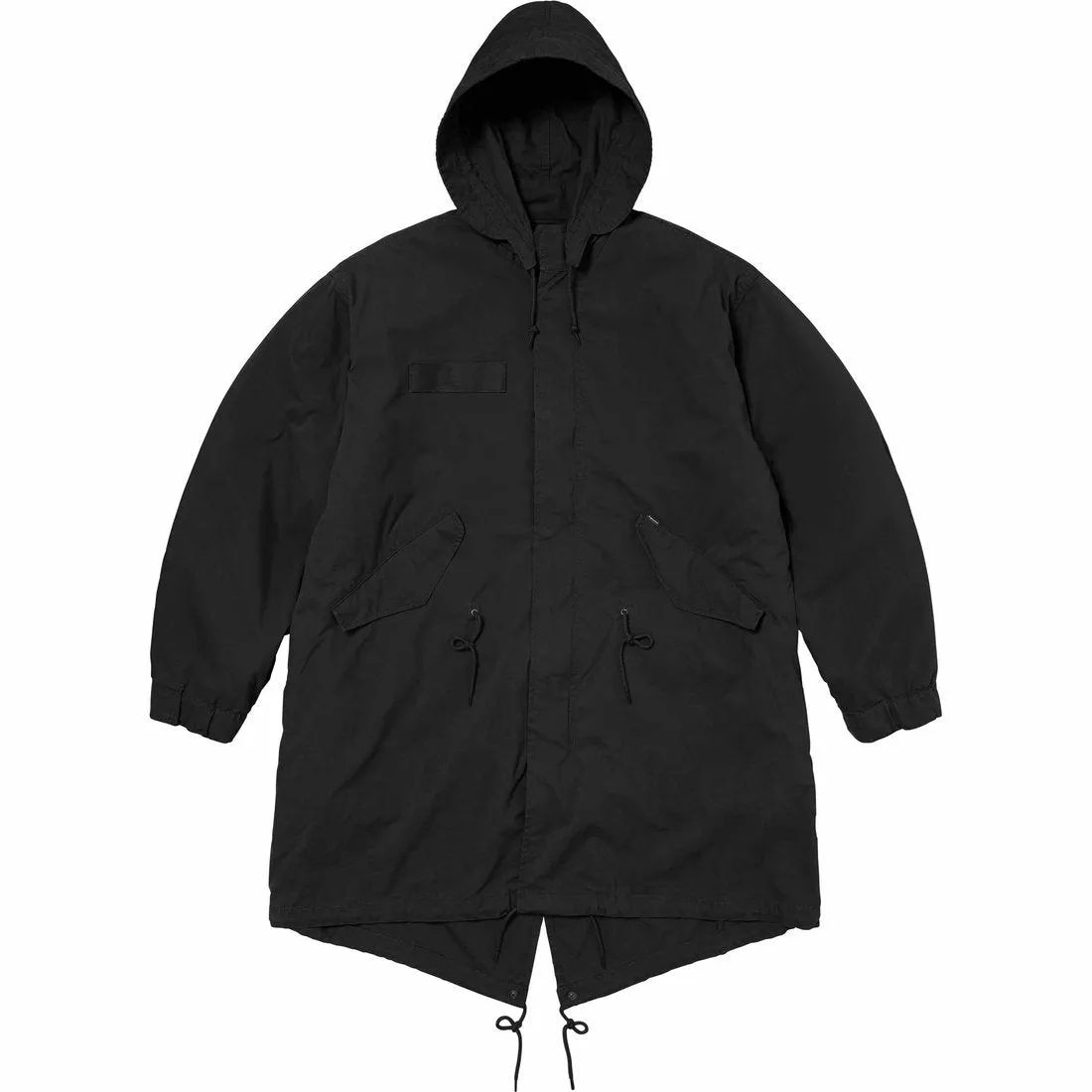 SUPREME FUTURA FISHTAIL PARKA-BLACK