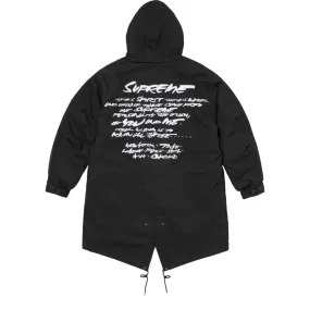 SUPREME FUTURA FISHTAIL PARKA-BLACK