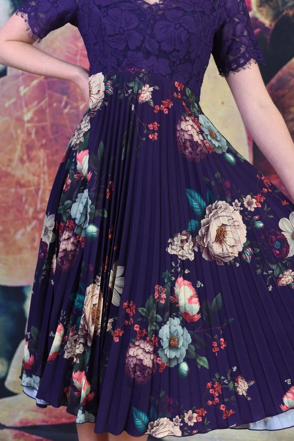 Talor Moon Dress - Indigo Violet | SALE
