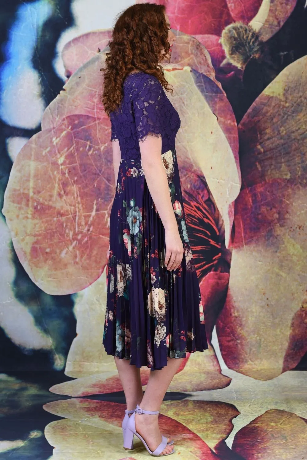 Talor Moon Dress - Indigo Violet | SALE