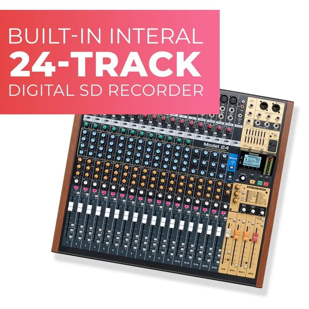 Tascam Model 24 Multi-Track Live Recording Console