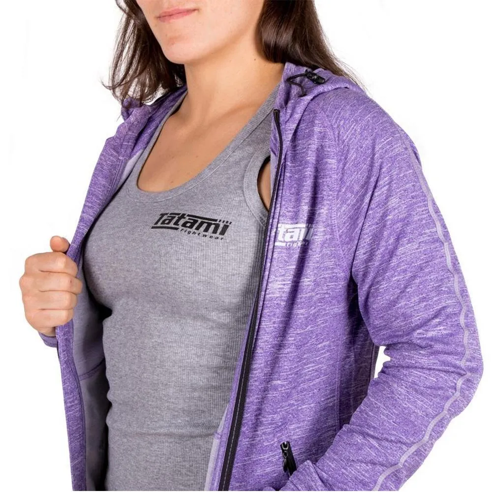 Tatami Zip Track Women's Hoodie - Lilac
