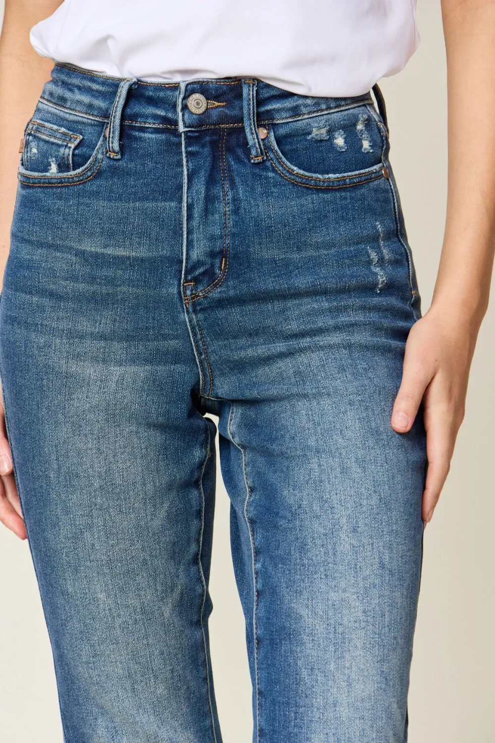 The Celeste Tummy Control High Waist Slim Judy Blue Jeans