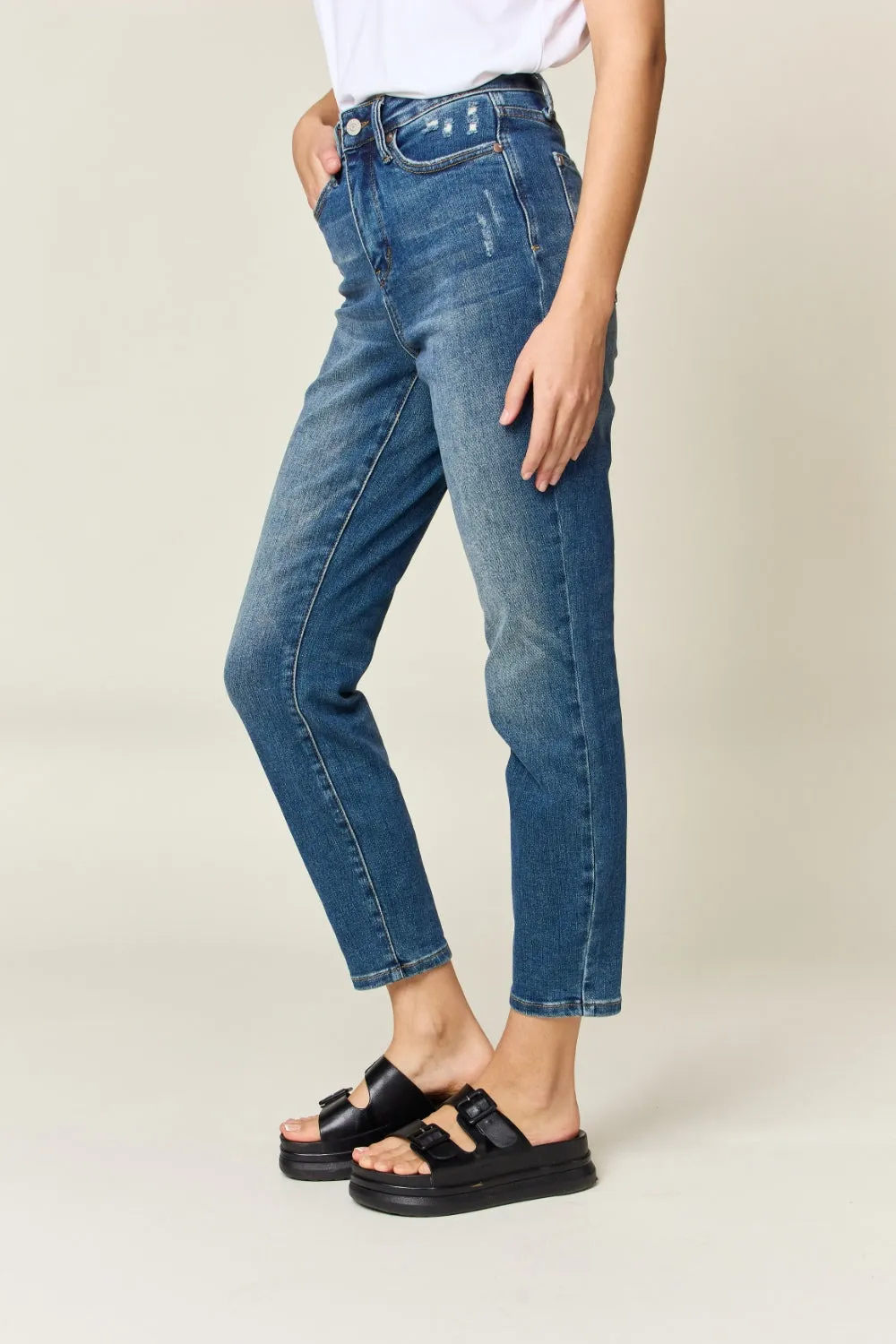 The Celeste Tummy Control High Waist Slim Judy Blue Jeans