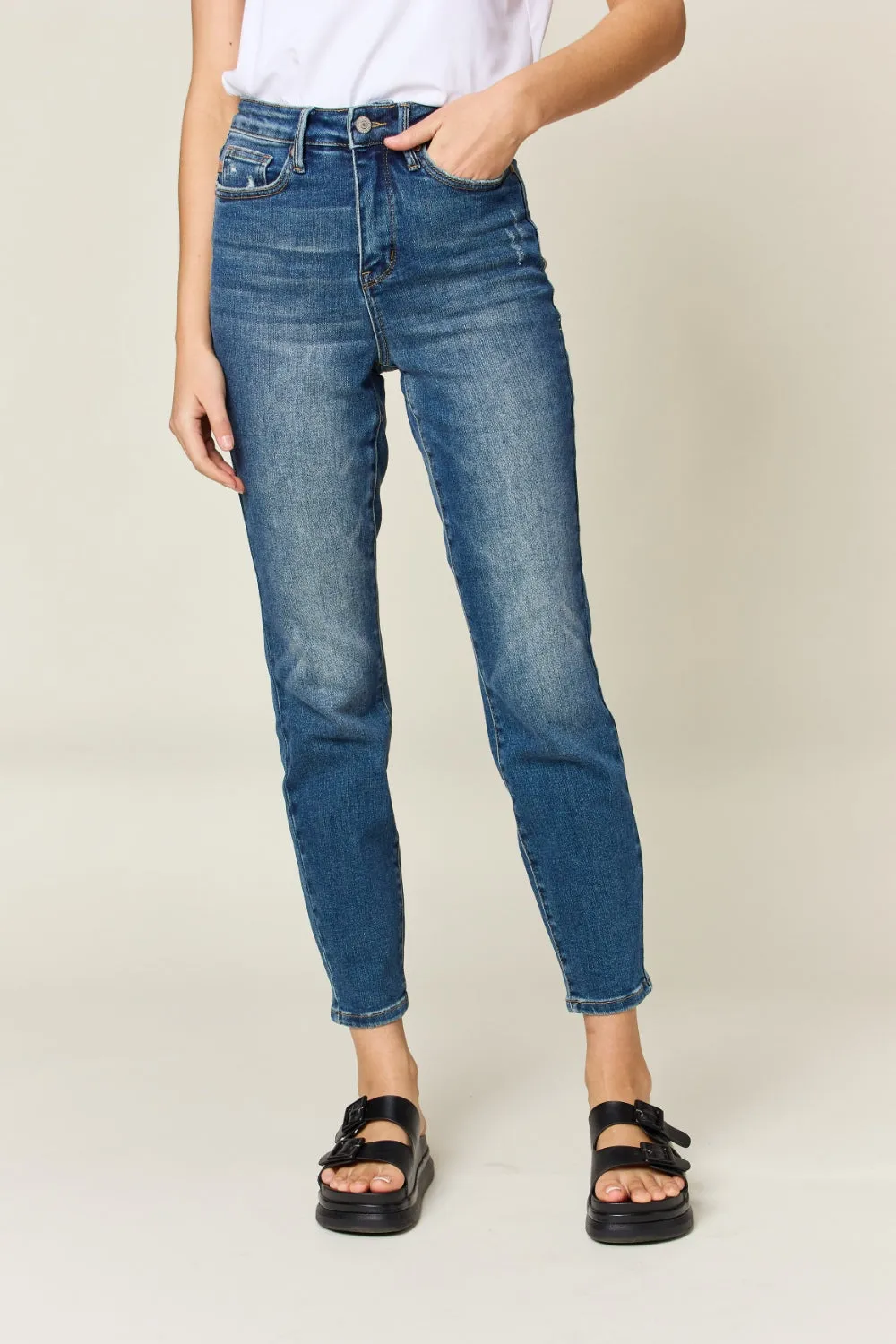 The Celeste Tummy Control High Waist Slim Judy Blue Jeans