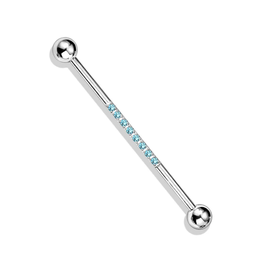 The Jewel Track Industrial Barbell