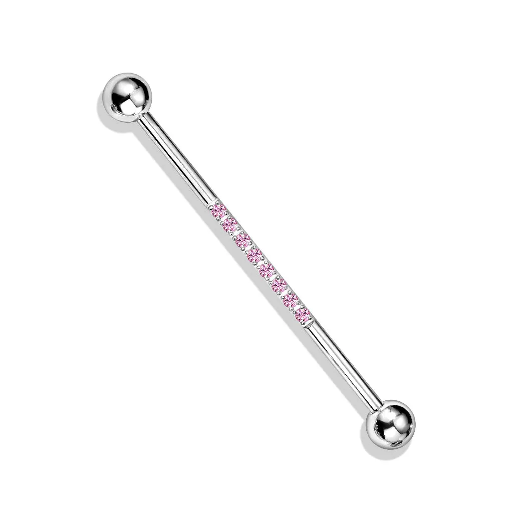 The Jewel Track Industrial Barbell