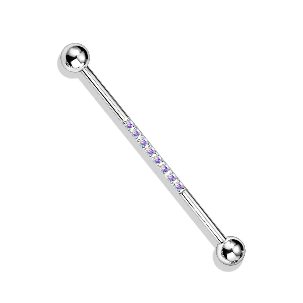 The Jewel Track Industrial Barbell