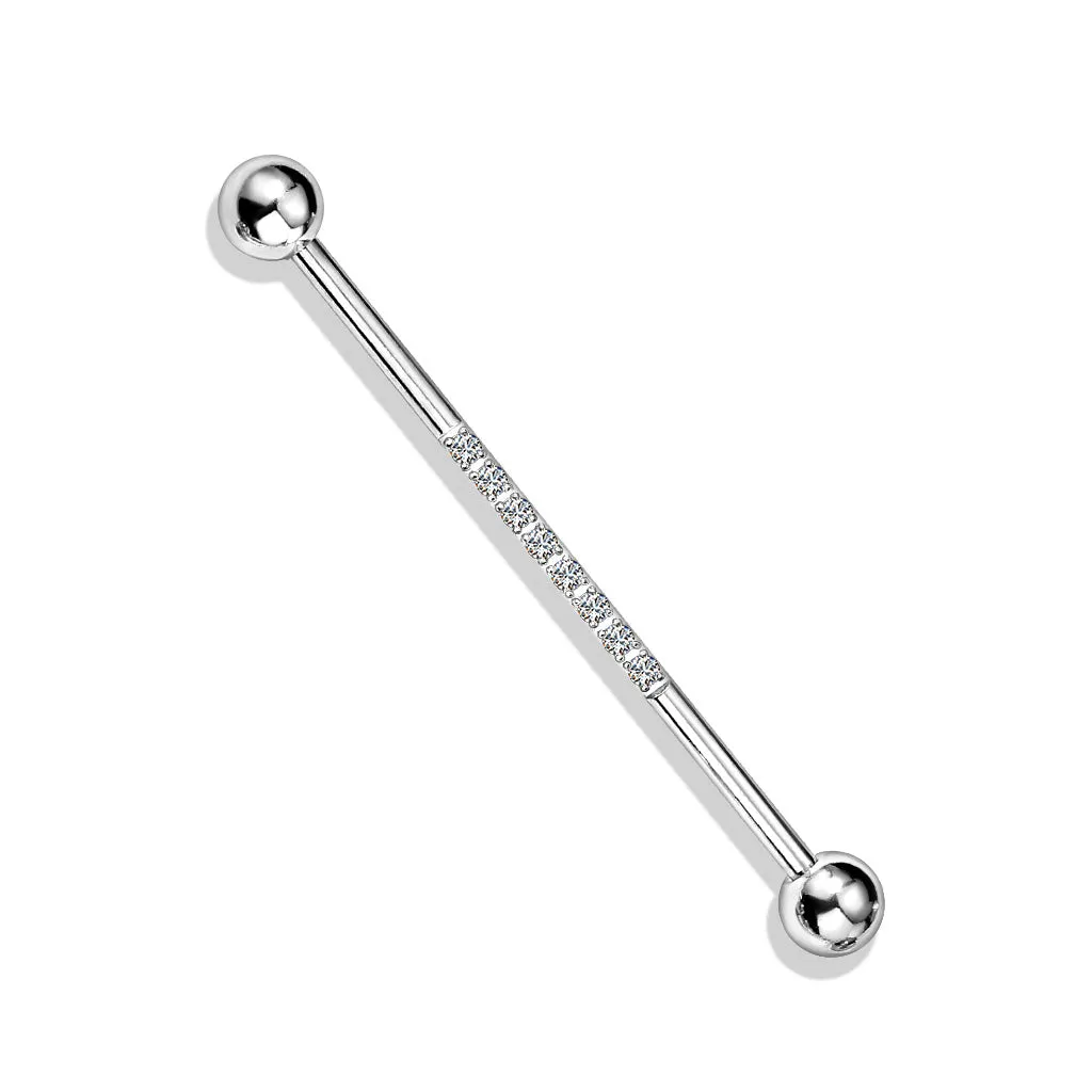 The Jewel Track Industrial Barbell