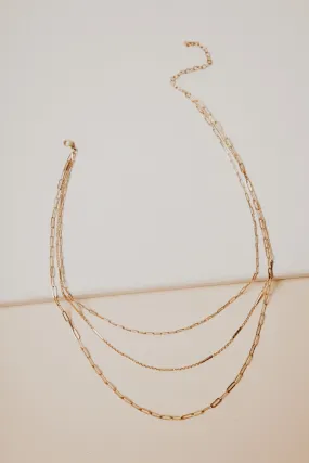 Tri-Layer Chain Necklace