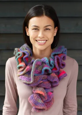 Tropical Ruffle Scarf Pattern (Crochet) - Version 1