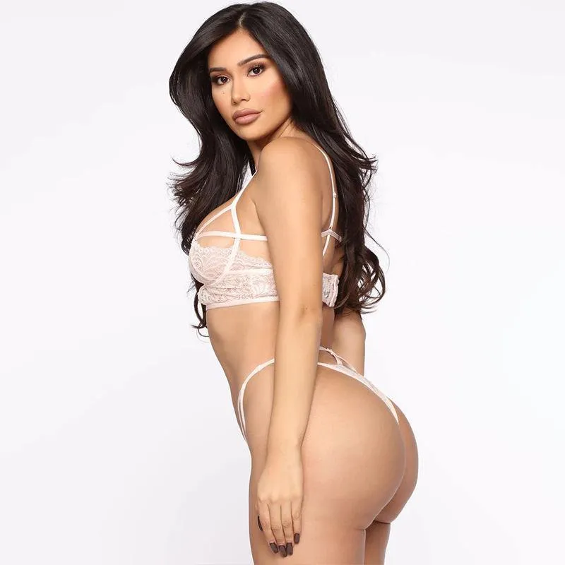 Two-piece sexy underwear lace temptation
