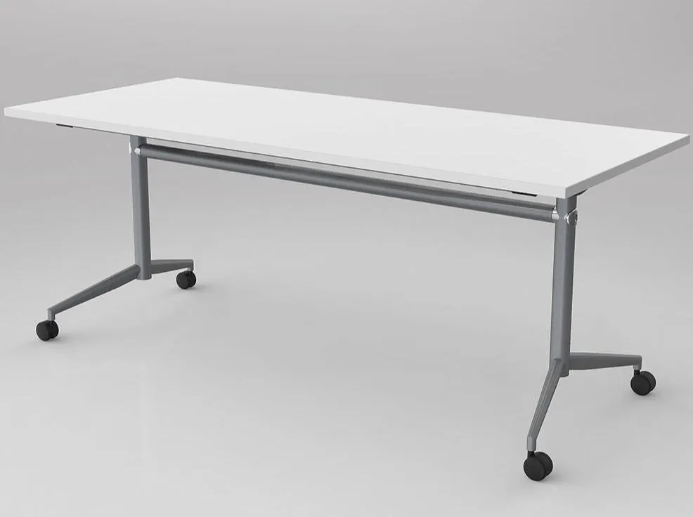 Uni 1.8m Silver Flip Table